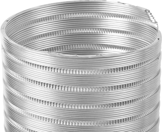 Flexibele aluminium ventilatiebuis - diameter 15cm x 150cm lengte