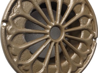 Gevelrooster brons-look 150mm